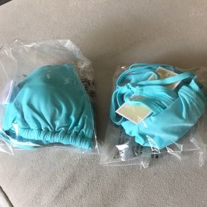 MK Bikini New w Tags, turquoise. Top XS, Bottom S